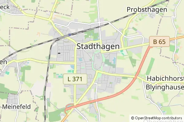 Mapa Stadthagen