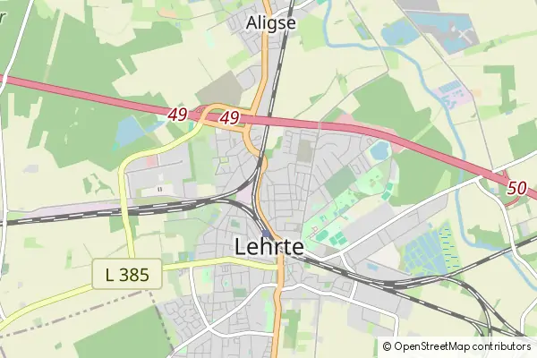 Mapa Lehrte