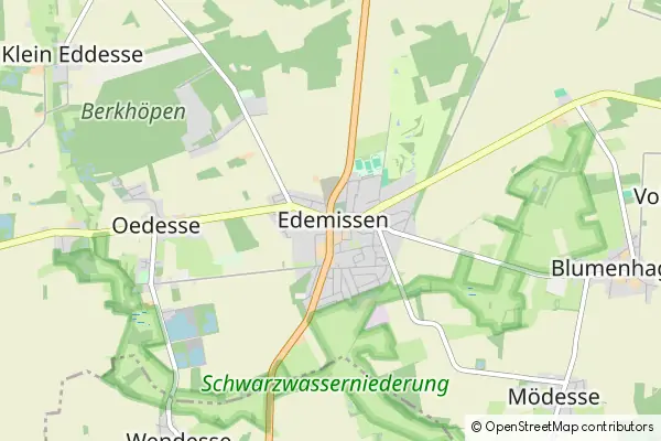 Mapa Edemissen