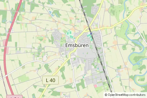 Mapa Emsbüren