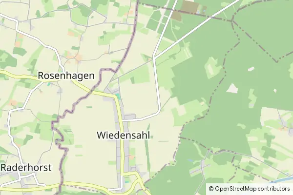 Mapa Wiedensahl