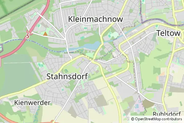 Mapa Stahnsdorf