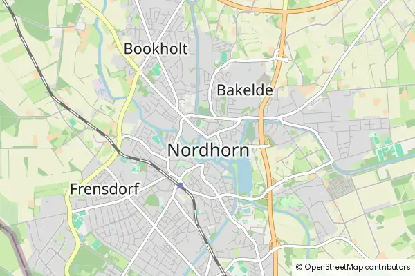 Mapa Nordhorn