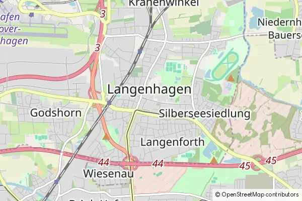 Mapa Langenhagen