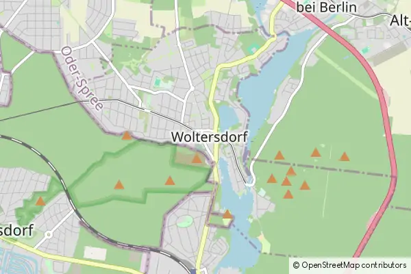 Mapa Woltersdorf