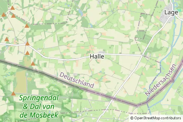 Mapa Halle