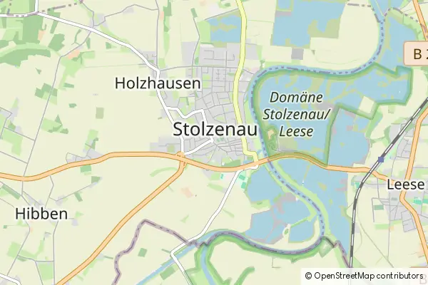 Mapa Stolzenau