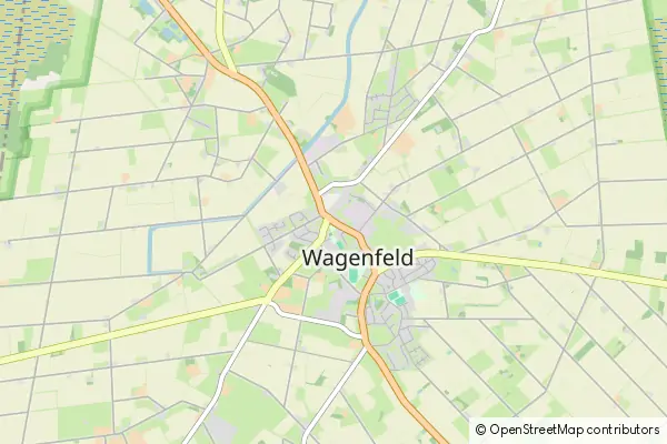 Mapa Wagenfeld