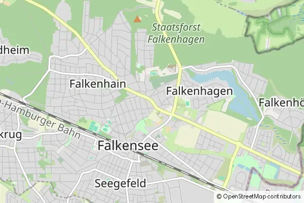 Mapa Falkensee