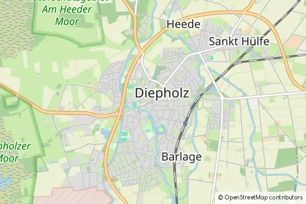 Mapa Diepholz