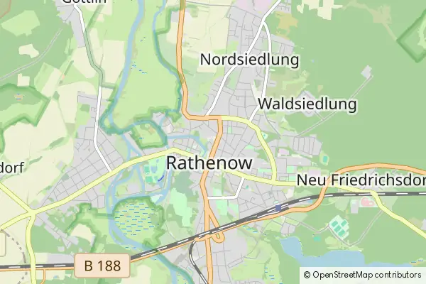 Mapa Rathenow