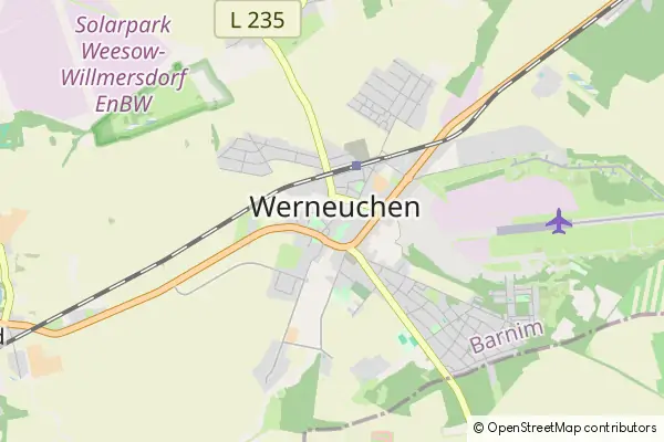 Mapa Werneuchen