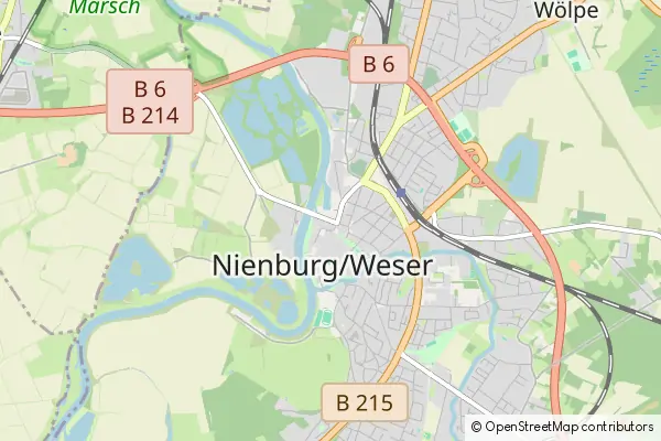 Mapa Nienburg