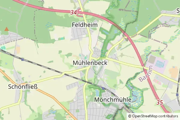 Mapa Muhlenbeck