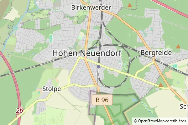 Mapa Hohen Neuendorf