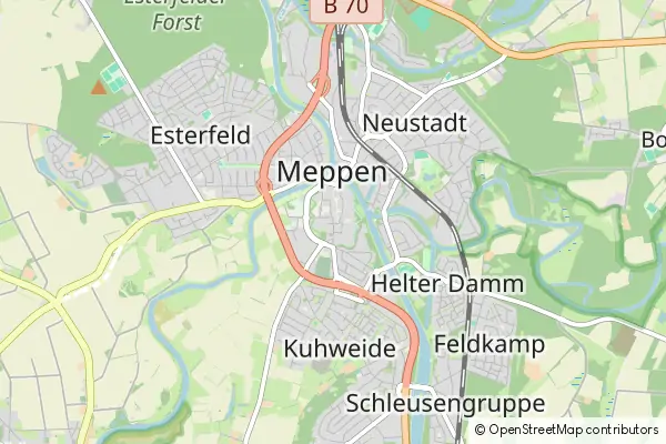 Mapa Meppen