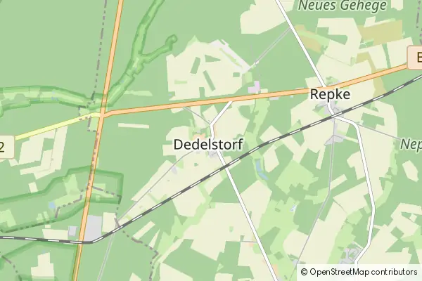 Mapa Dedelstorf