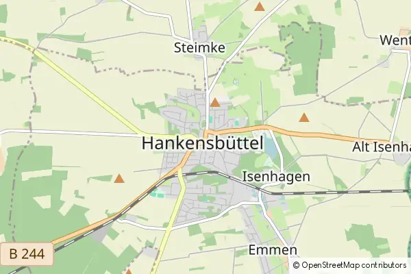 Mapa Hankensbuettel