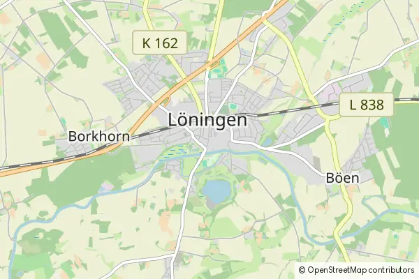 Mapa Loningen