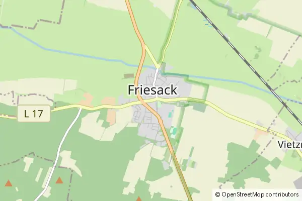 Mapa Friesack