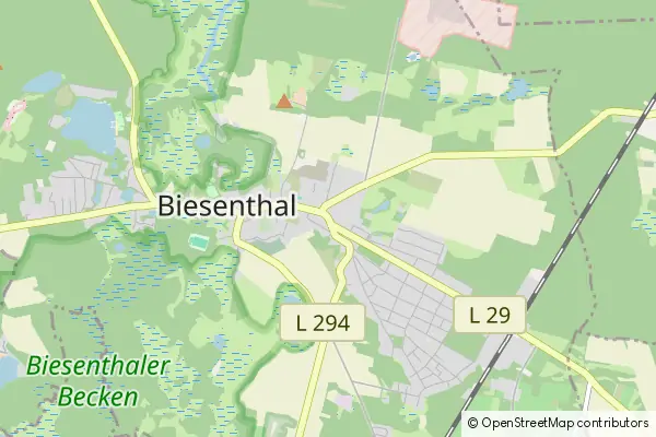 Mapa Biesenthal