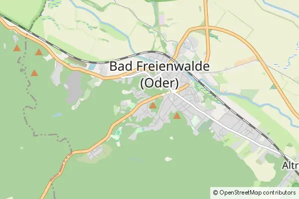 Mapa Bad Freienwalde