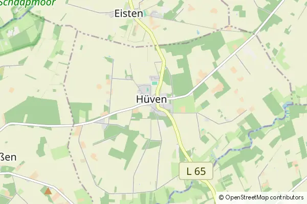 Mapa Hueven