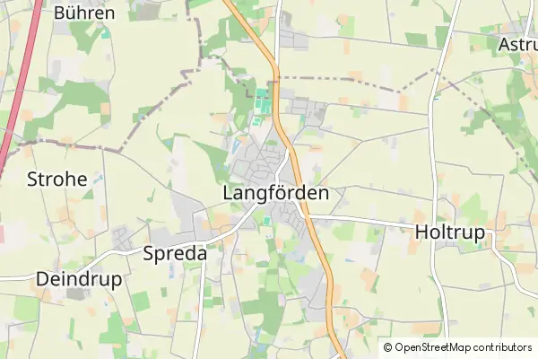 Mapa Langfoerden