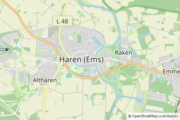 Mapa Haren