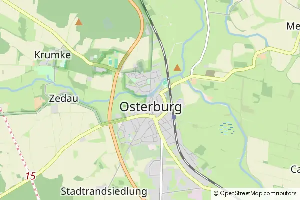 Mapa Osterburg