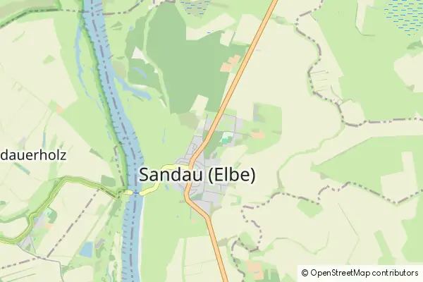 Mapa Sandau