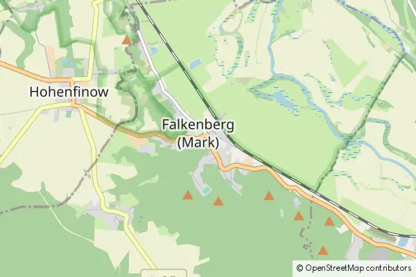 Mapa Falkenberg