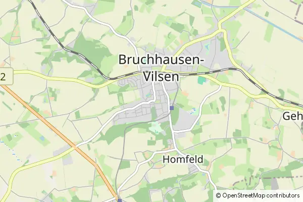 Mapa Bruchhausen-Vilsen