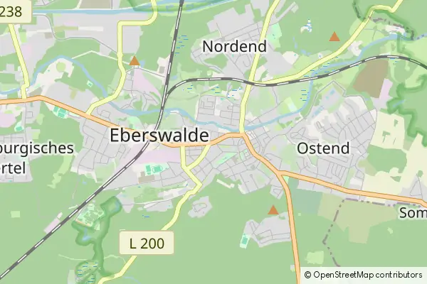 Mapa Eberswalde