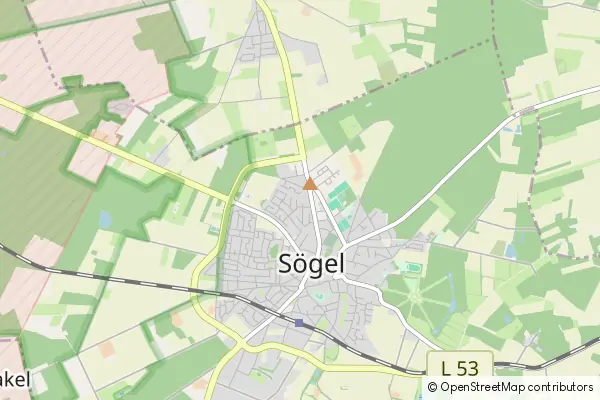 Mapa Sögel