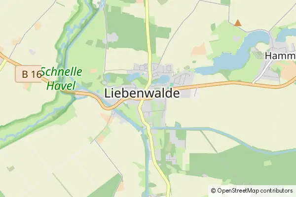 Mapa Liebenwalde