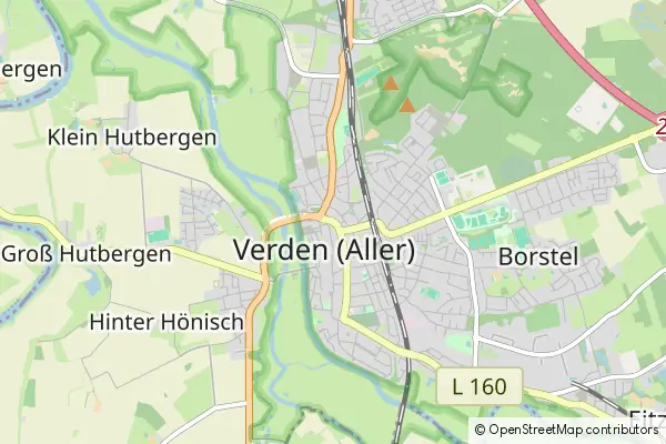 Mapa Verden (Aller)