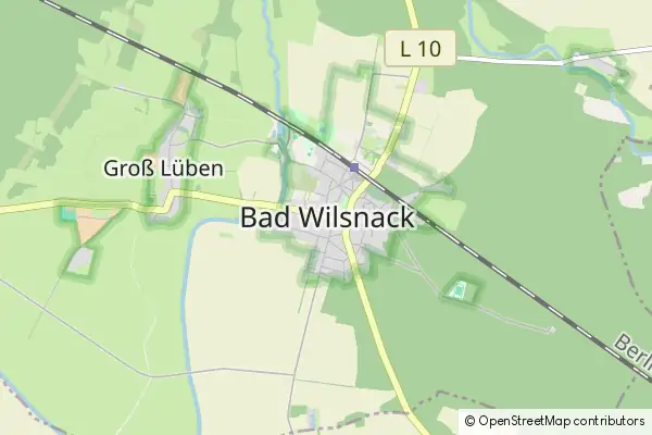 Mapa Bad Wilsnack