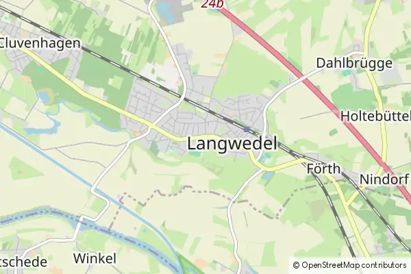 Mapa Langwedel