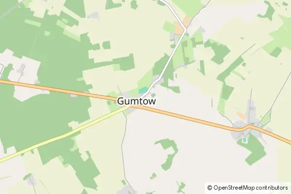 Mapa Gumtow