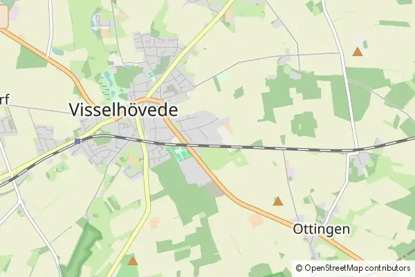 Mapa Visselhovede