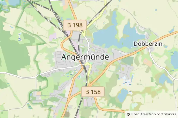 Mapa Angermunde