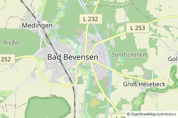 Mapa Bad Bevensen