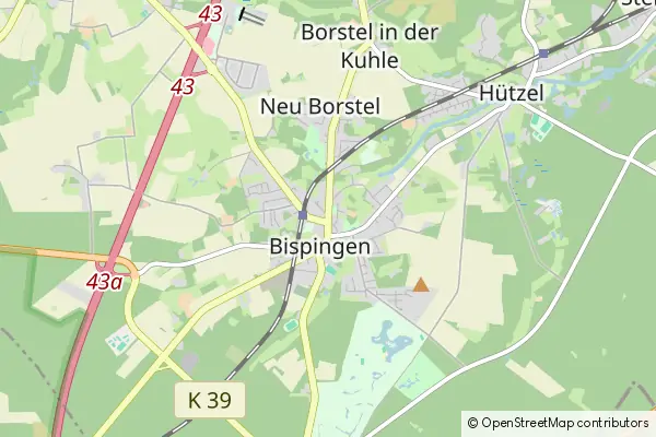 Mapa Bispingen