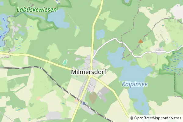 Mapa Milmersdorf