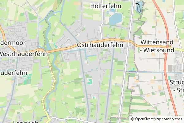 Mapa Ostrhauderfehn