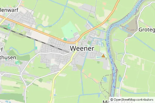 Mapa Weener