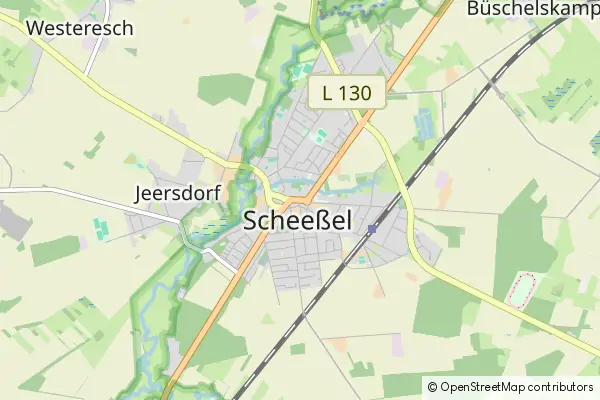 Mapa Scheeßel