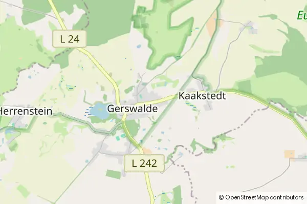 Mapa Gerswalde