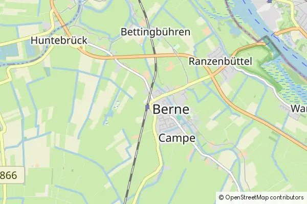 Mapa Berne